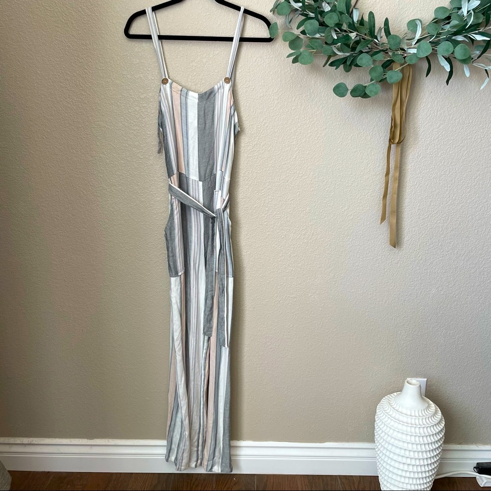 New striped jumpsuit